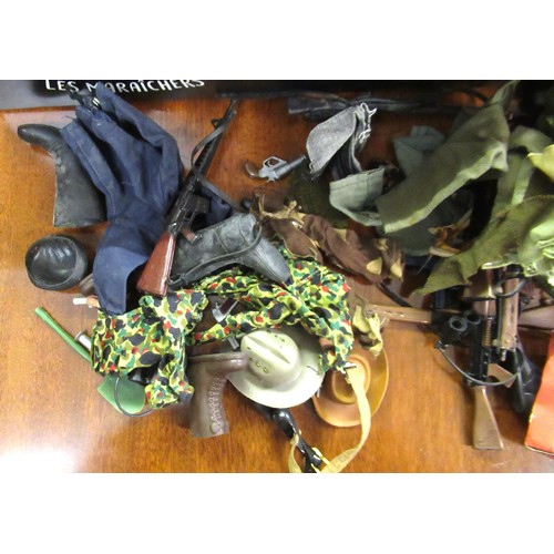 183 - Quantity of 1970's Action Man figures and loose accessories