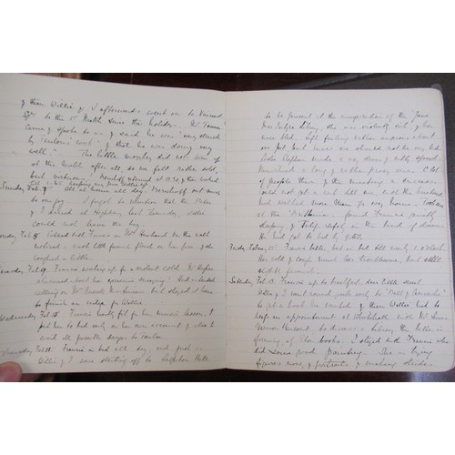 280 - Collection of handwritten diaries of William and Helena Sonnenschein