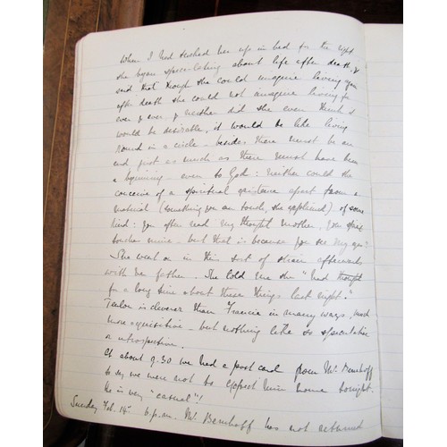 280 - Collection of handwritten diaries of William and Helena Sonnenschein