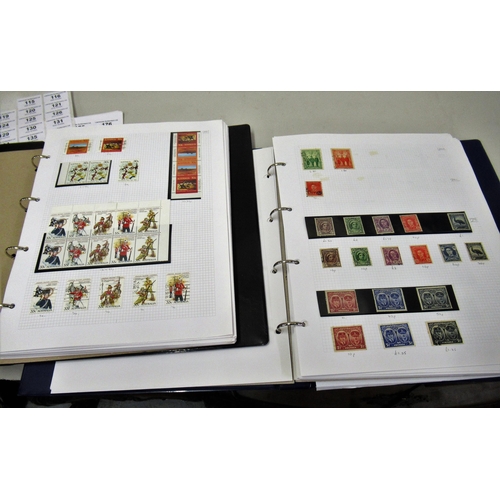 109 - Two loose leaf albums containing a collection of Australia and Australian States stamps, Victoria to... 