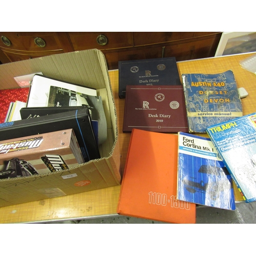 112 - Quantity of various car manuals and ephemera