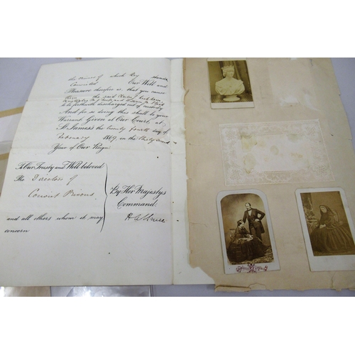 208 - Queen Victoria, an autograph document granting free pardons to Charles J. Kickham and others, St. Ja... 