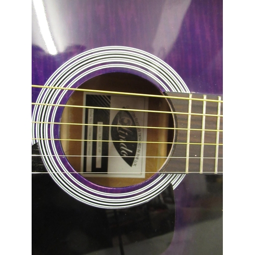 233 - Modern Lindo acoustic cut-away guitar, model LDG933CPP, with original soft case