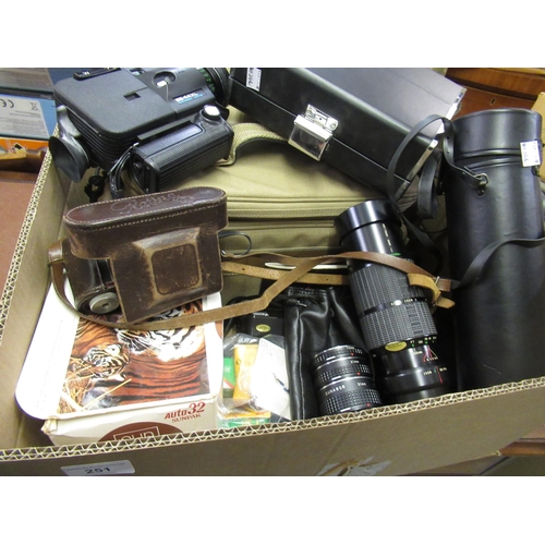 251 - Quantity of various cameras, lenses and accessories