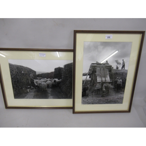 259 - Two Chris Chapman original 1978 black and white photographs, titled ' Bill Hayden Reed Comber Whiddo... 