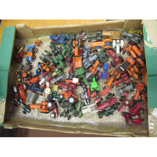 270 - Box containing a quantity of various model tractors