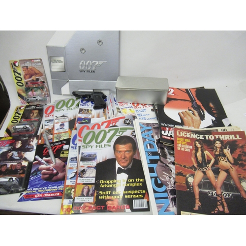 294 - Quantity of James Bond 007 Spy Files magazines and other ephemera, together with a 007 digital recor... 