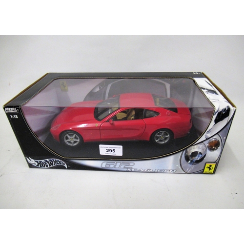 295 - Hot Wheels diecast 1/18 scale model, Ferrari 612, Scaglietti (boxed)