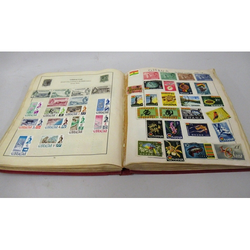 343 - Strand stamp album containing a collection of World stamps