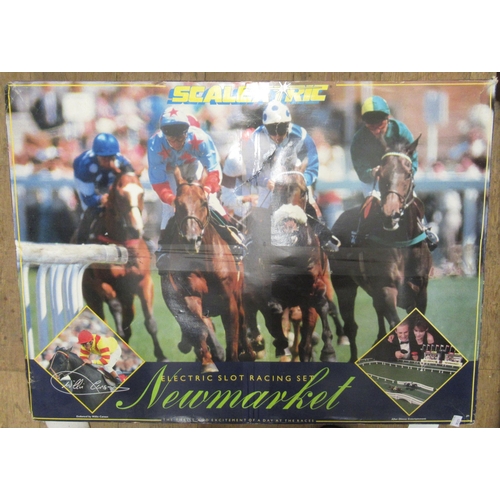 364 - Scalextric slot horse racing set ' Newmarket ', in original box