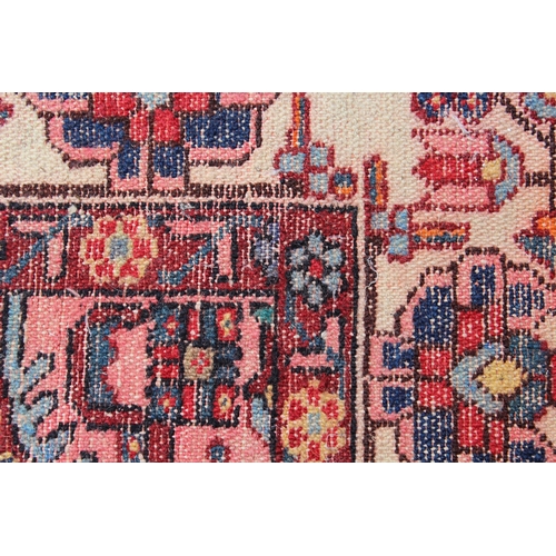 54 - Tabriz rug with a medallion design on a red ground, with blue corner designs and borders, 6ft x 4ft ... 