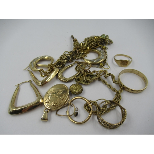 976 - Quantity of various 9ct Gold jewellery, 23g gross weight