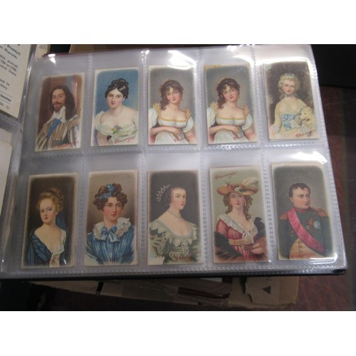 148 - Four albums containing various cigarette card odds including Wills, mainly non sport subjects