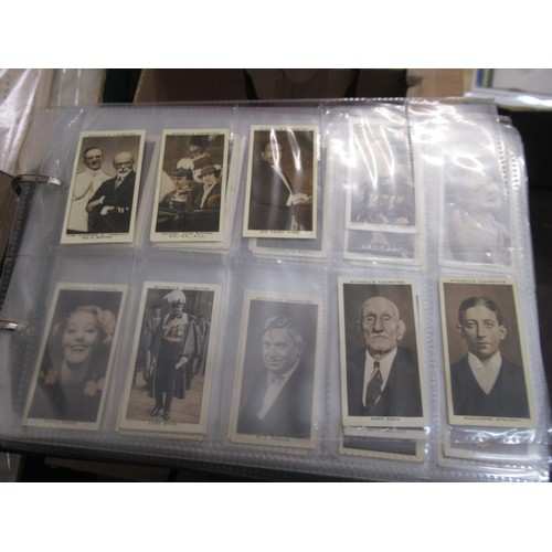 148 - Four albums containing various cigarette card odds including Wills, mainly non sport subjects