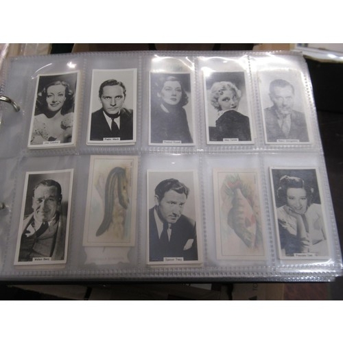 148 - Four albums containing various cigarette card odds including Wills, mainly non sport subjects