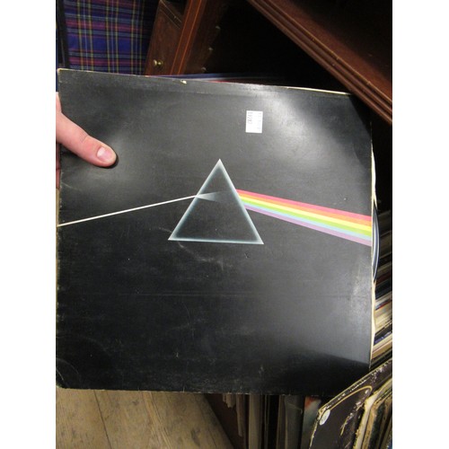 240 - Three boxes containing a large collection of 1960's LP's including Pink Floyd, The Beatles, Stevie W... 