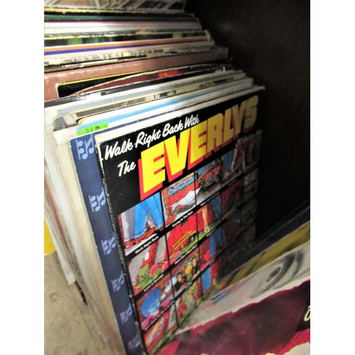 240 - Three boxes containing a large collection of 1960's LP's including Pink Floyd, The Beatles, Stevie W... 