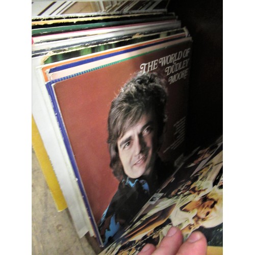 240 - Three boxes containing a large collection of 1960's LP's including Pink Floyd, The Beatles, Stevie W... 