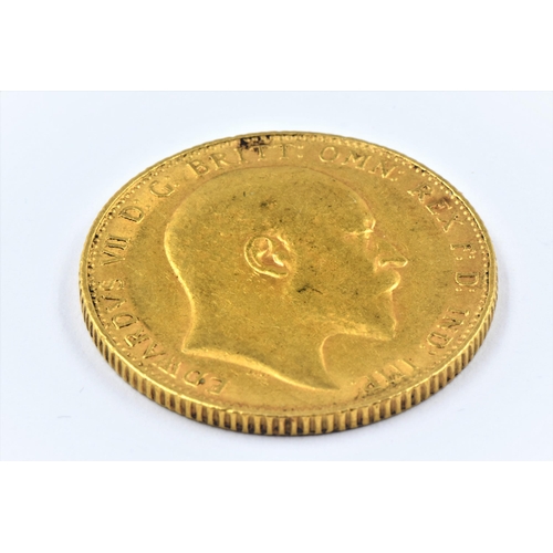 1181 - Full gold Sovereign dated 1910