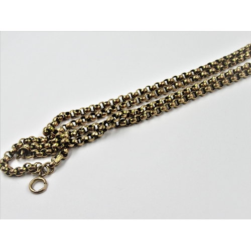 1434 - 9ct Gold neck chain, 22.5g, 74cms long