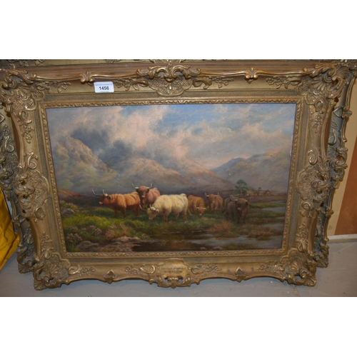 1456 - Sydney Robert Watson, oil on canvas ' Glen Loin - Argyllshire ', signed and dated 1901, 14ins x 21in... 