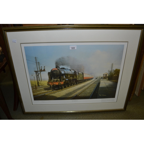 1639 - Phillip D Hawkins, artist signed Limited Edition coloured print, ' Tamworth Memories ', 15ins x 23in... 