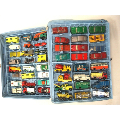 181 - Quantity of Lesney/Matchbox diecast model vehicles in a Matchbox collectors case