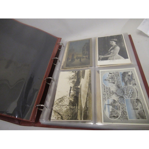 221 - Album containing a quantity of various mainly early 20th Century postcards