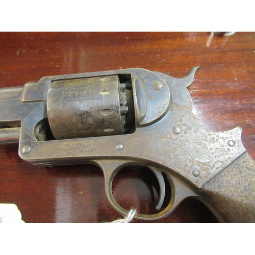 425 - Starr Arms Co. New York, 19th Century six shot percussion revolver, stamped Starrs Patent, January 1... 