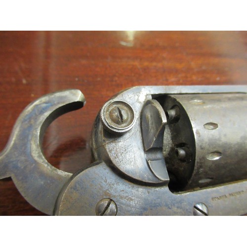 425 - Starr Arms Co. New York, 19th Century six shot percussion revolver, stamped Starrs Patent, January 1... 