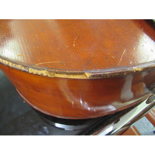 491 - Late 19th / early 20th Century cello with 30in back (for restoration)