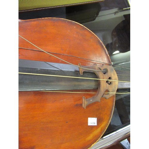 491 - Late 19th / early 20th Century cello with 30in back (for restoration)