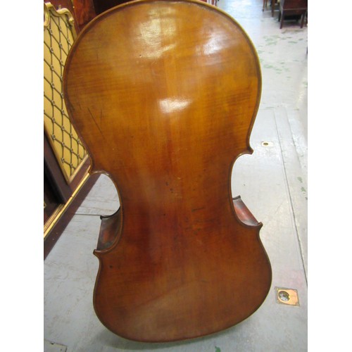 491 - Late 19th / early 20th Century cello with 30in back (for restoration)