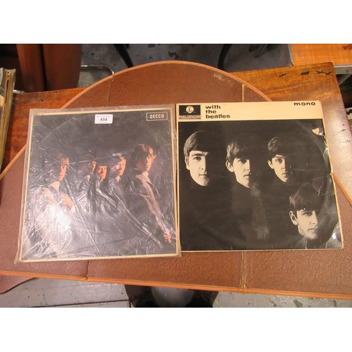 454 - Collection of various early Beatles and Rolling Stones albums