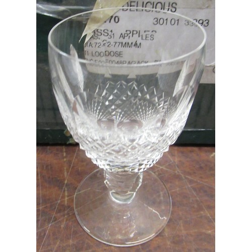 609 - Waterford Colleen pattern part suite of drinking glasses, forty-seven pieces including wine glasses,... 