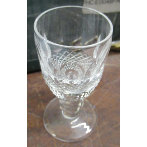 609 - Waterford Colleen pattern part suite of drinking glasses, forty-seven pieces including wine glasses,... 