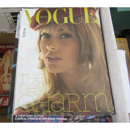 180 - Quantity of Vogue and the Face magazines, circa 1980's