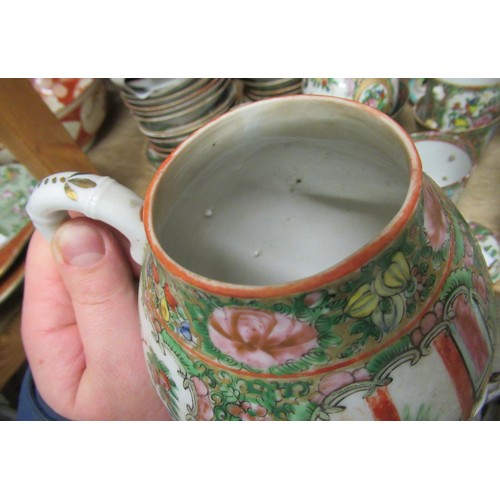 710 - Quantity of 19th and 20th Century Chinese famille rose tea and coffee ware (some damages)