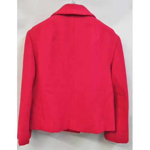 114 - Christian Dior for Harrods, ladies red jacket, size 12