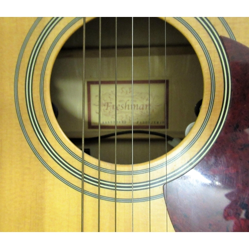 134 - Freshman FA300 Jem/S acoustic guitar, (with damages)