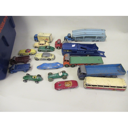 404 - Quantity of various diecast metal model vehicles, including Corgi and Dinky