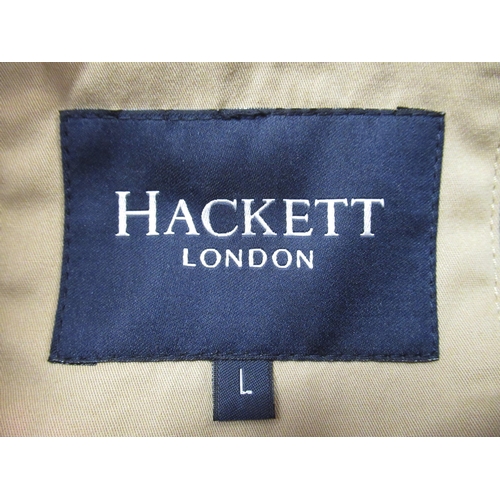 65 - Hackett, London, gentleman's trench coat, size L together with another by Rainmac of Midhurst, size ... 