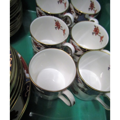 545 - An extensive Spode ' Shima ' pattern dinner, tea and coffee service