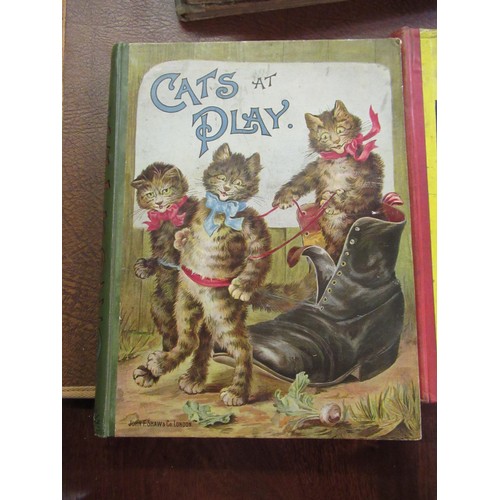 418 - Three childrens books illustrated by Louis Wain, J.A. Shepherd and others, including ' Animal Playti... 