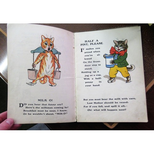 418 - Three childrens books illustrated by Louis Wain, J.A. Shepherd and others, including ' Animal Playti... 