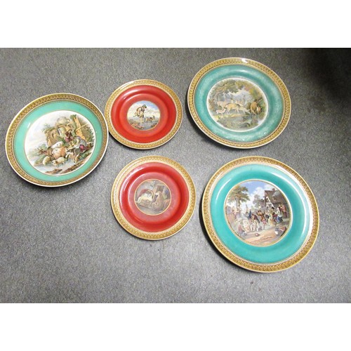 476 - Collection of various 19th and early 20th Century Prattware plates, a mug and other ceramics