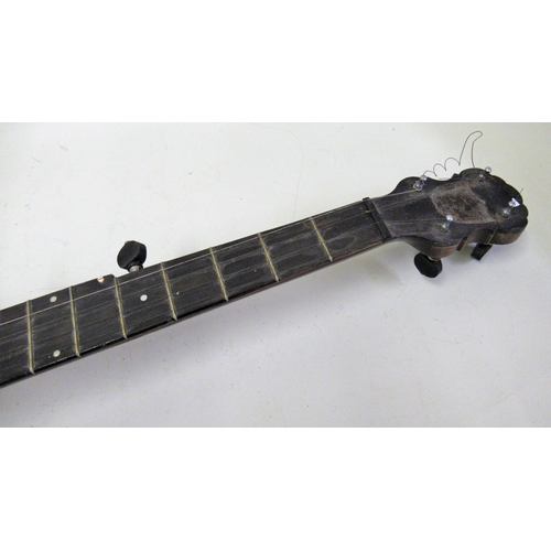 158 - Early to mid 20th Century banjo (at fault)