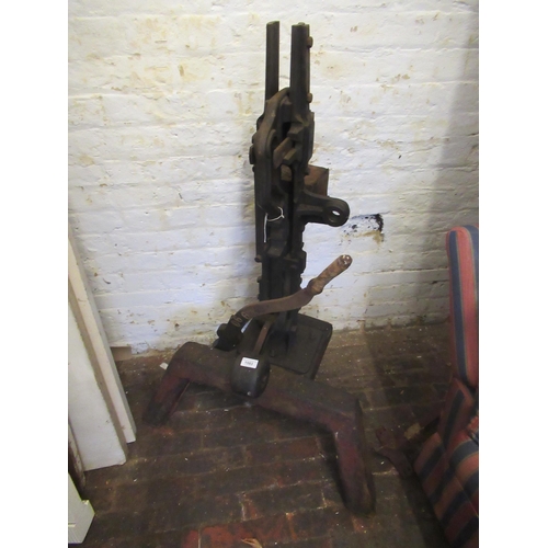 1583 - 19th Century cast iron floor standing corking machine