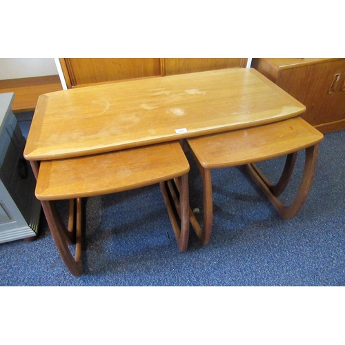 1597 - Mid 20th Century teak nest of three occasional tables