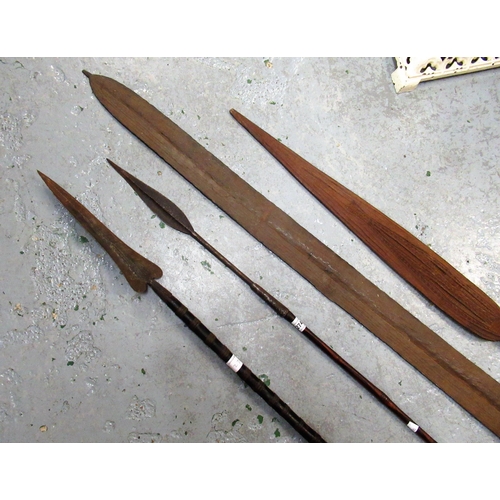 274 - Four various African spears